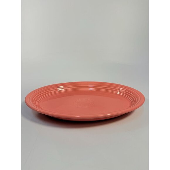 Fiestaware Rose Pink Oval Serving Platter Fiesta Plate Dish 13.5" Vintage Large - Picture 14 of 16